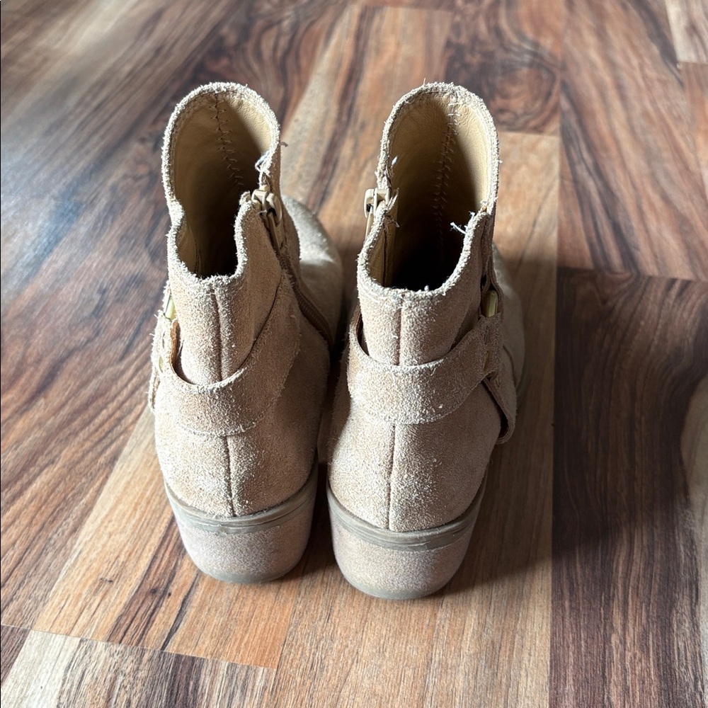 House of Harlow Beachwood Leather Suede Booties - Picture 3 of 7